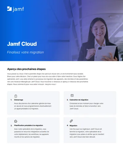 Finalisez votre migration vers Jamf Cloud