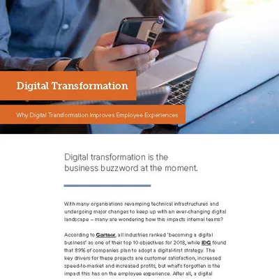 Why Digital Transformation Improves The Employee Experience | Jamf