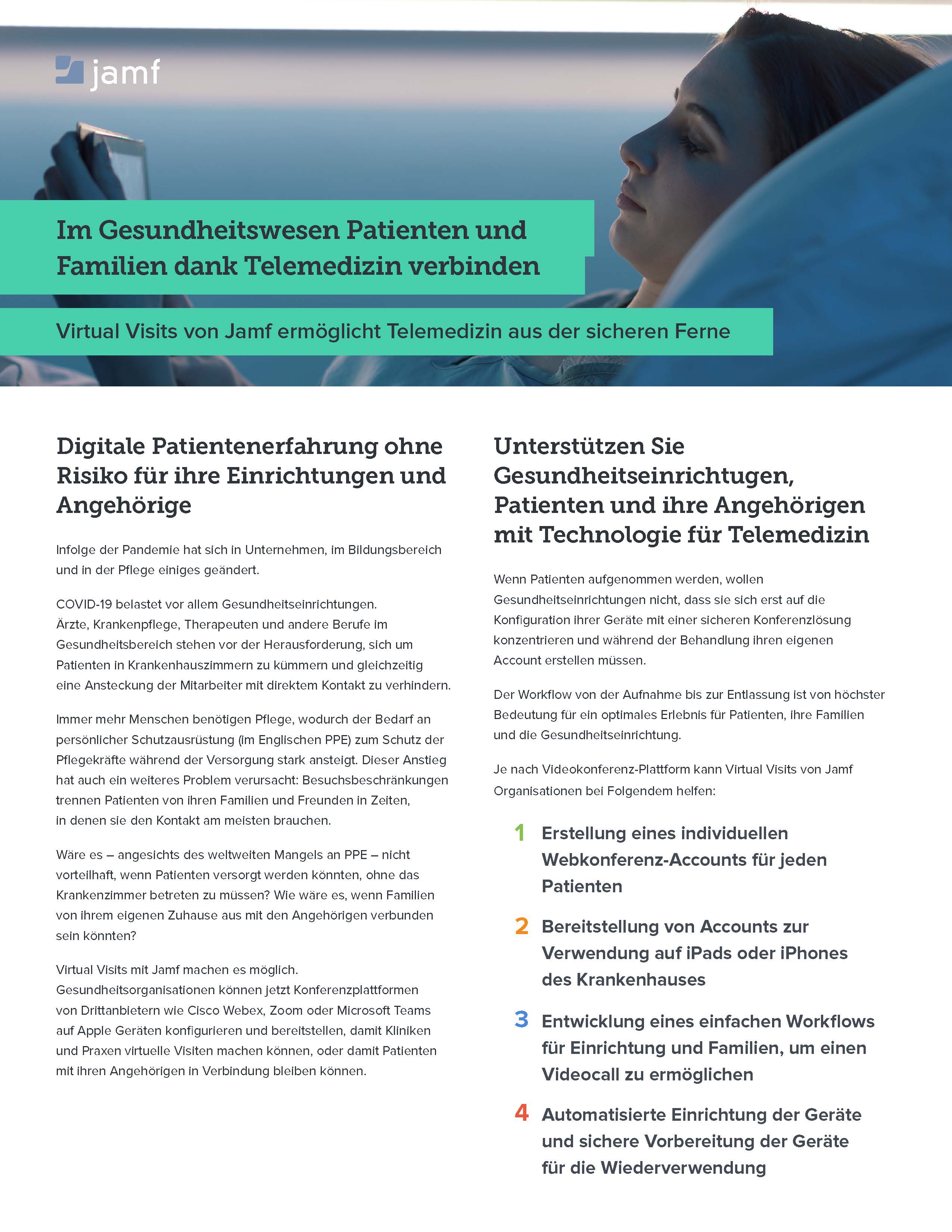 Virtual Visits Von Jamf | Telemedizin Mit Jamf