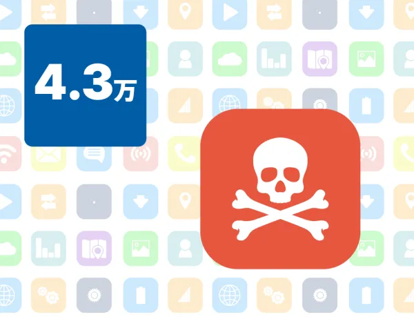 Image showing 43,000 apps rejected by Apple.