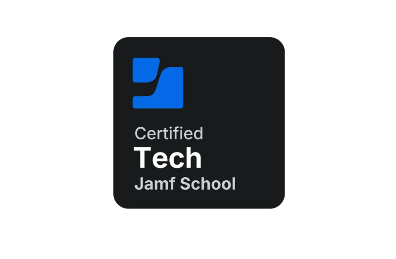 Certified Tech Jamf School Badge