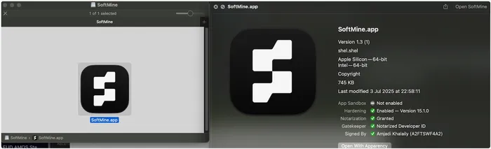 Example of infostealer named SoftMine