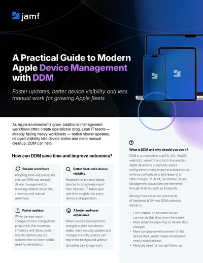 A Practical Guide to Apple Declarative Device Management (DDM)