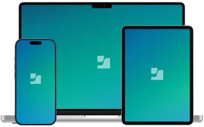 Image of a Mac, iPhone and iPad with a green gradient background and Jamf logo.
