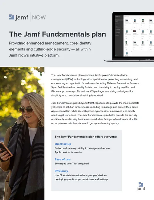 The Jamf Now plan Brochure