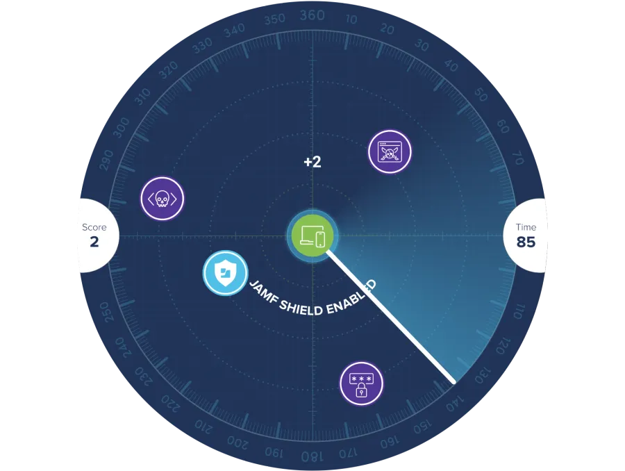 Graphic for Radar Cyber Quest game.