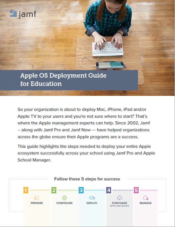 Apple OS Deployment Guide For Education | Jamf