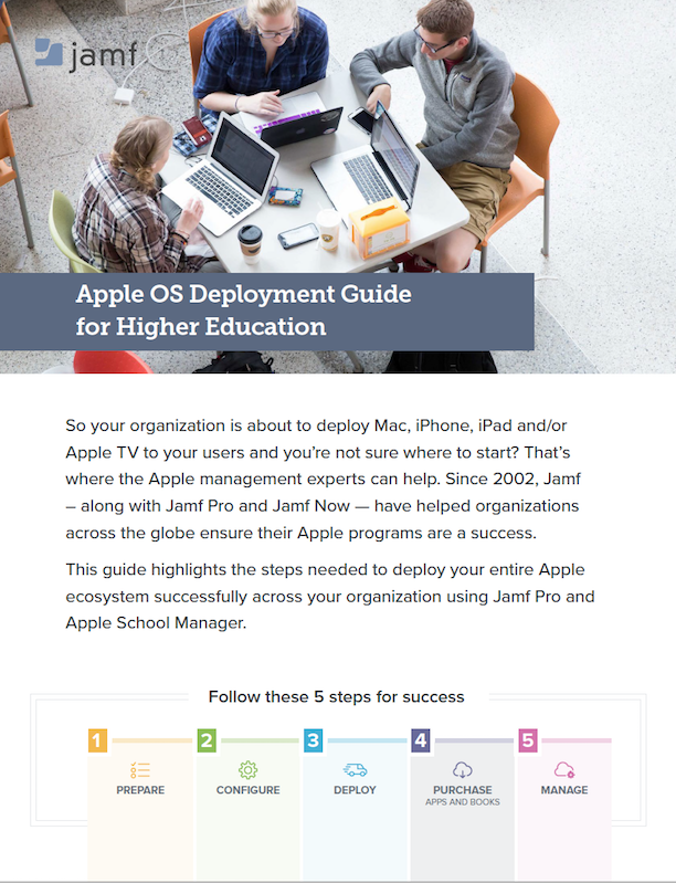 Apple OS Deployment Guide For Higher Education | Jamf | Mac Education