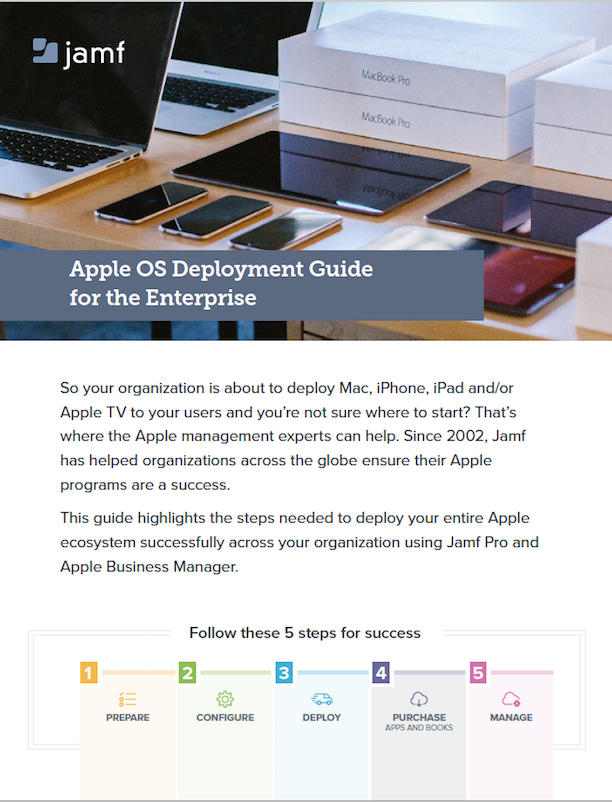 Apple OS Deployment Guide For The Enterprise | Jamf