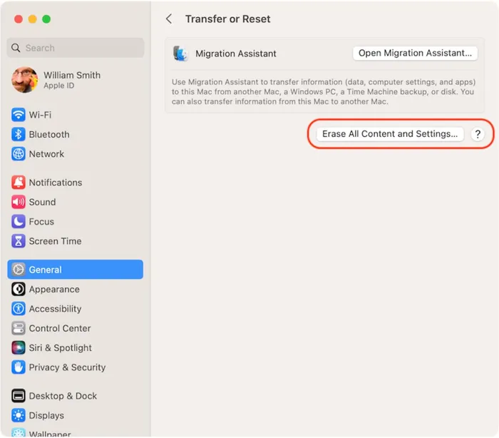 Guide How to erase all content and settings on macOS