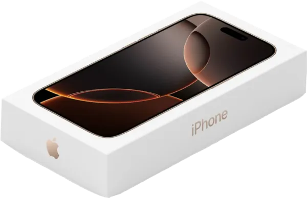 Image of an iPhone in it's packaging.