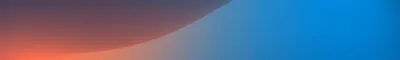 Orange and blue gradient background with a gentle, curved separation.