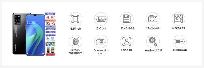 Fake Android listing on AliExpress