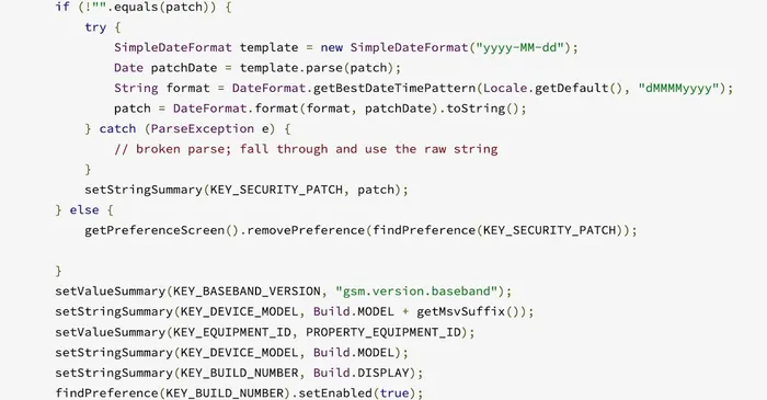 os.android.Build.VERSION class being modified