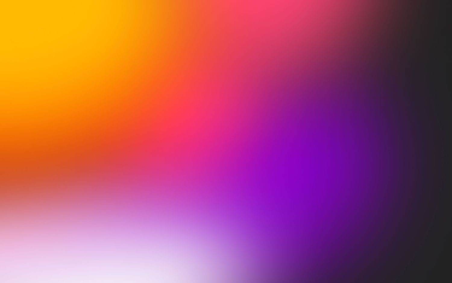 Yellow, pink, purple and black gradient