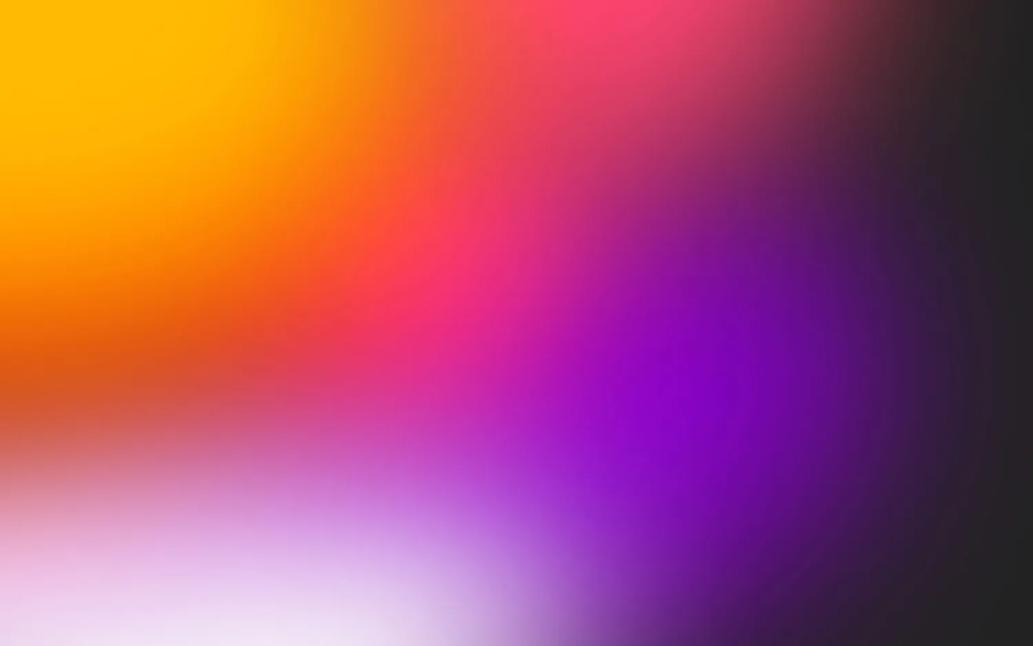 Yellow, pink, purple and black gradient