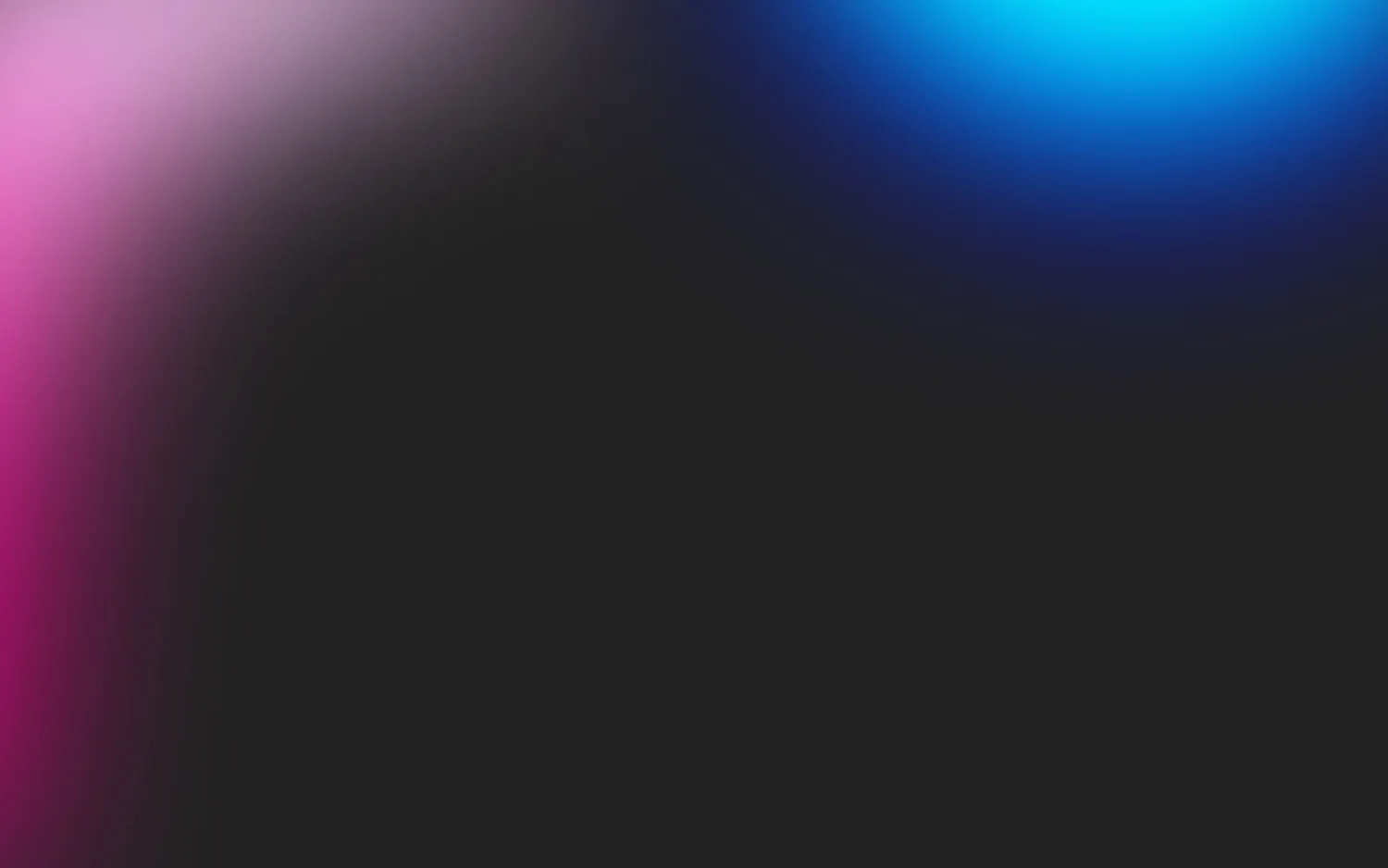 Pink, black and blue gradient.