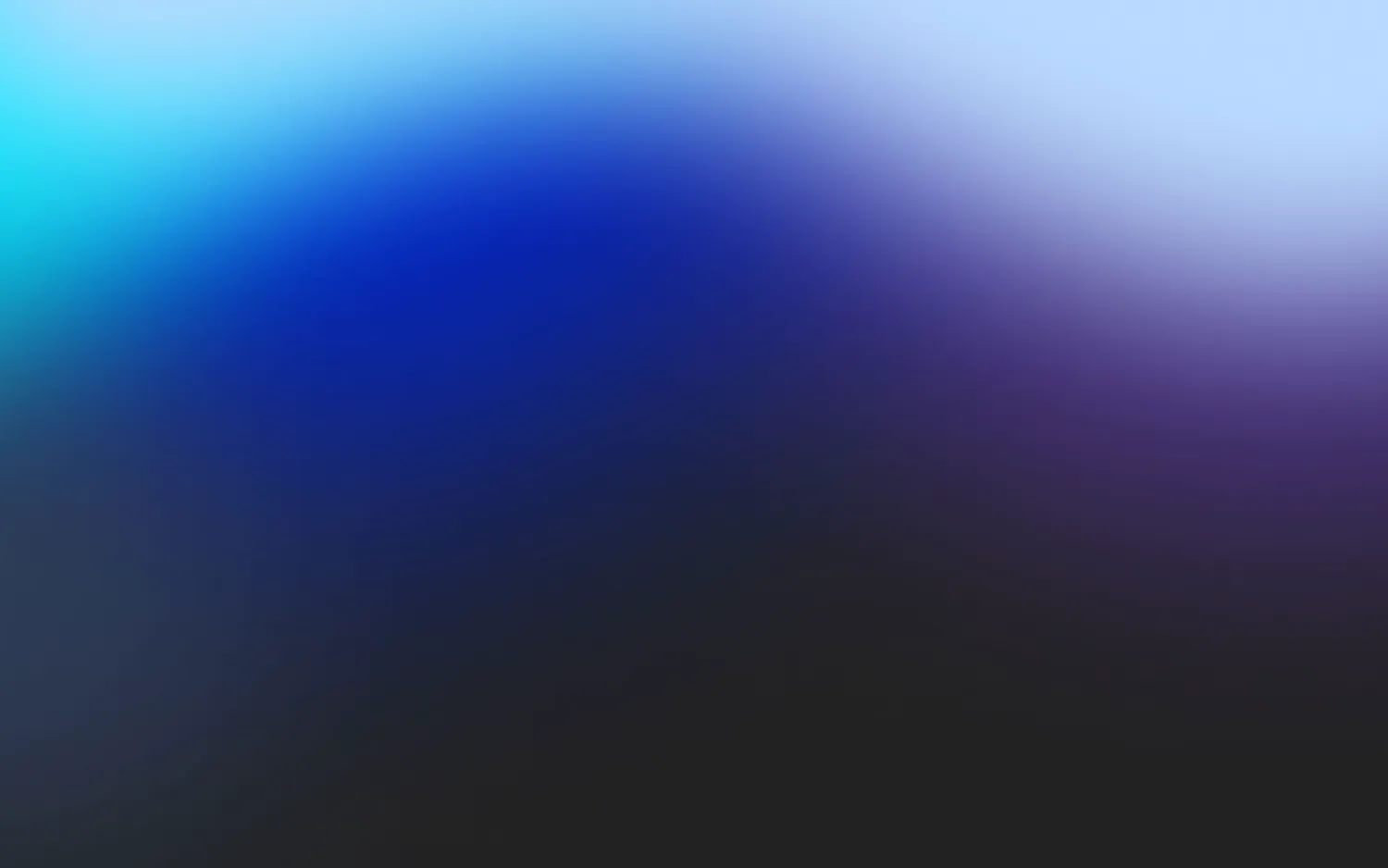 Hues of blue and purple gradient with black covering the lower half of the image.