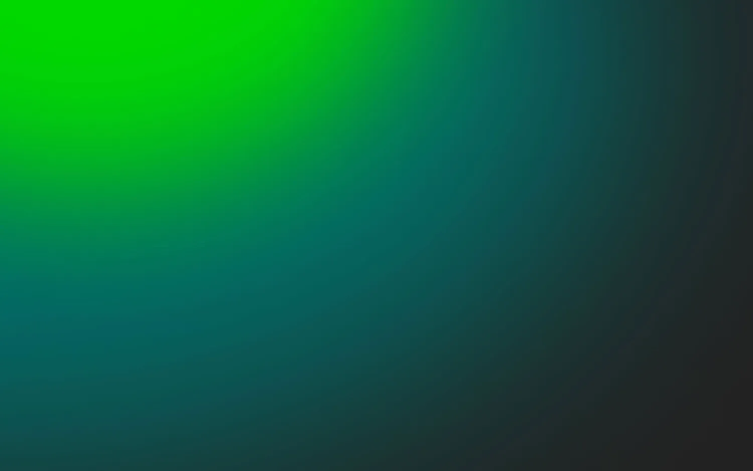 Green and black gradient