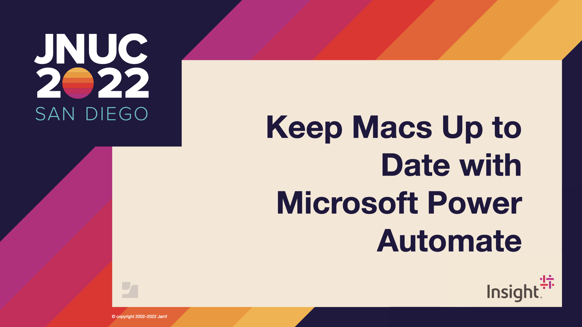JNUC 2022 session: Keep Macs Up to Date with Microsoft Power Automate (by Insight)