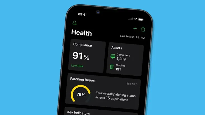 Product screen of iQ