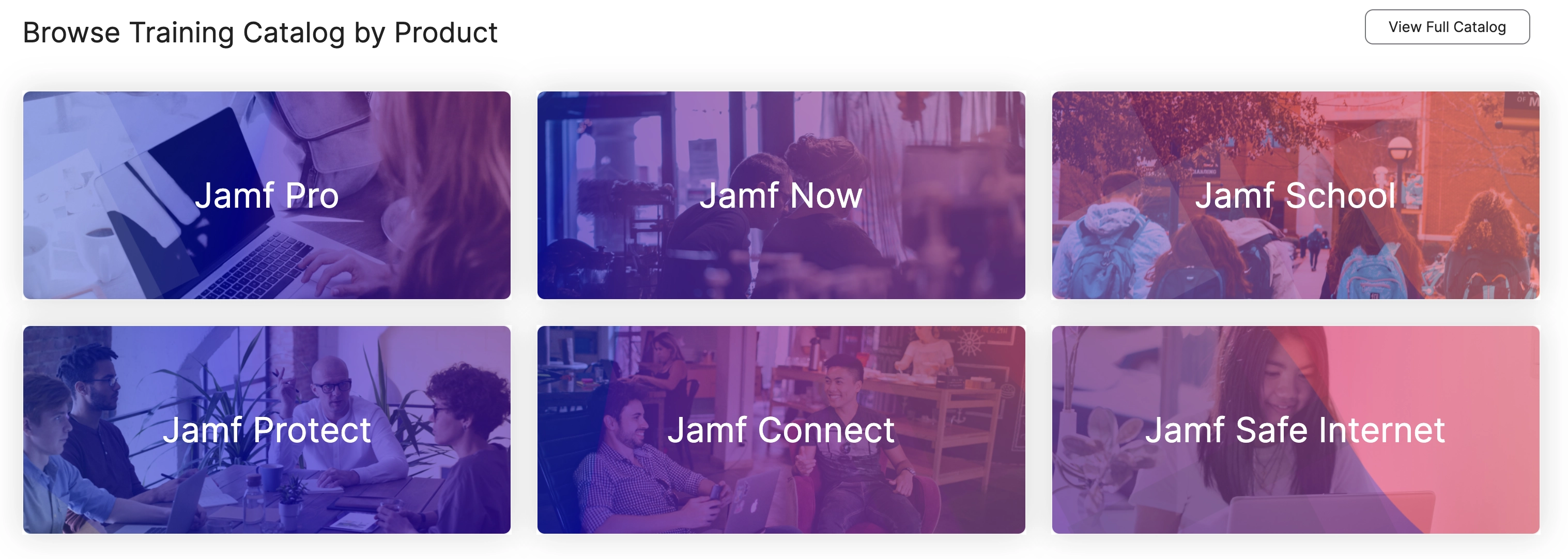 Jamf Content Catalog series.