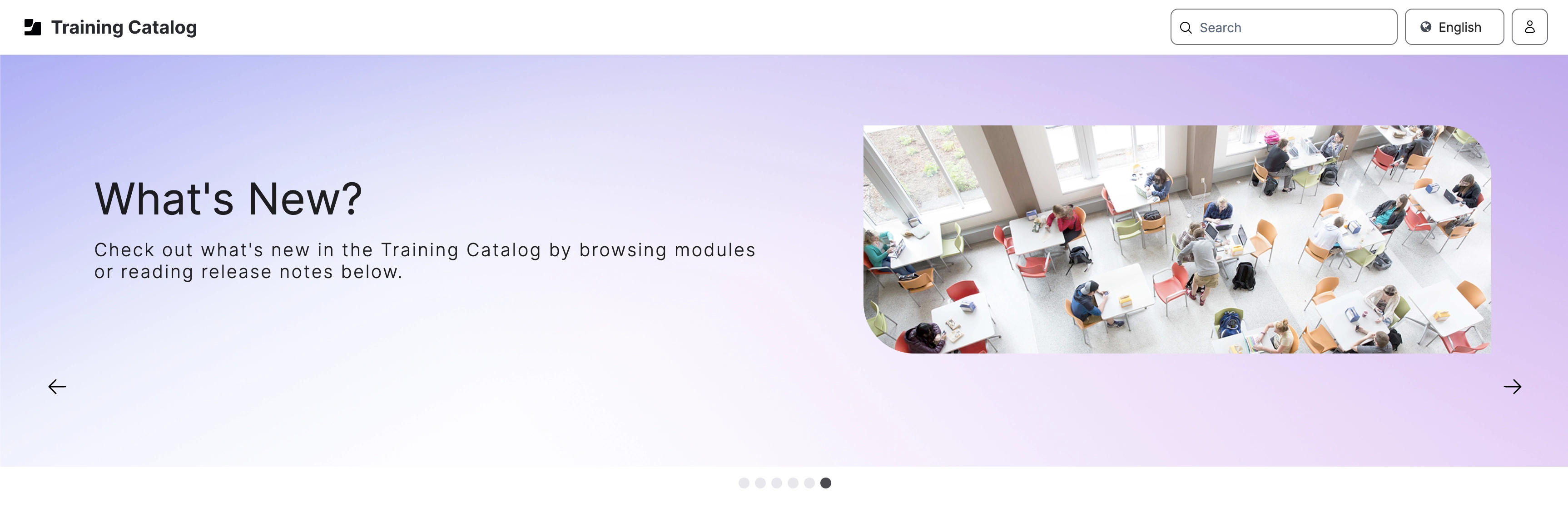 Search function places the content you want direectly in front of you.
