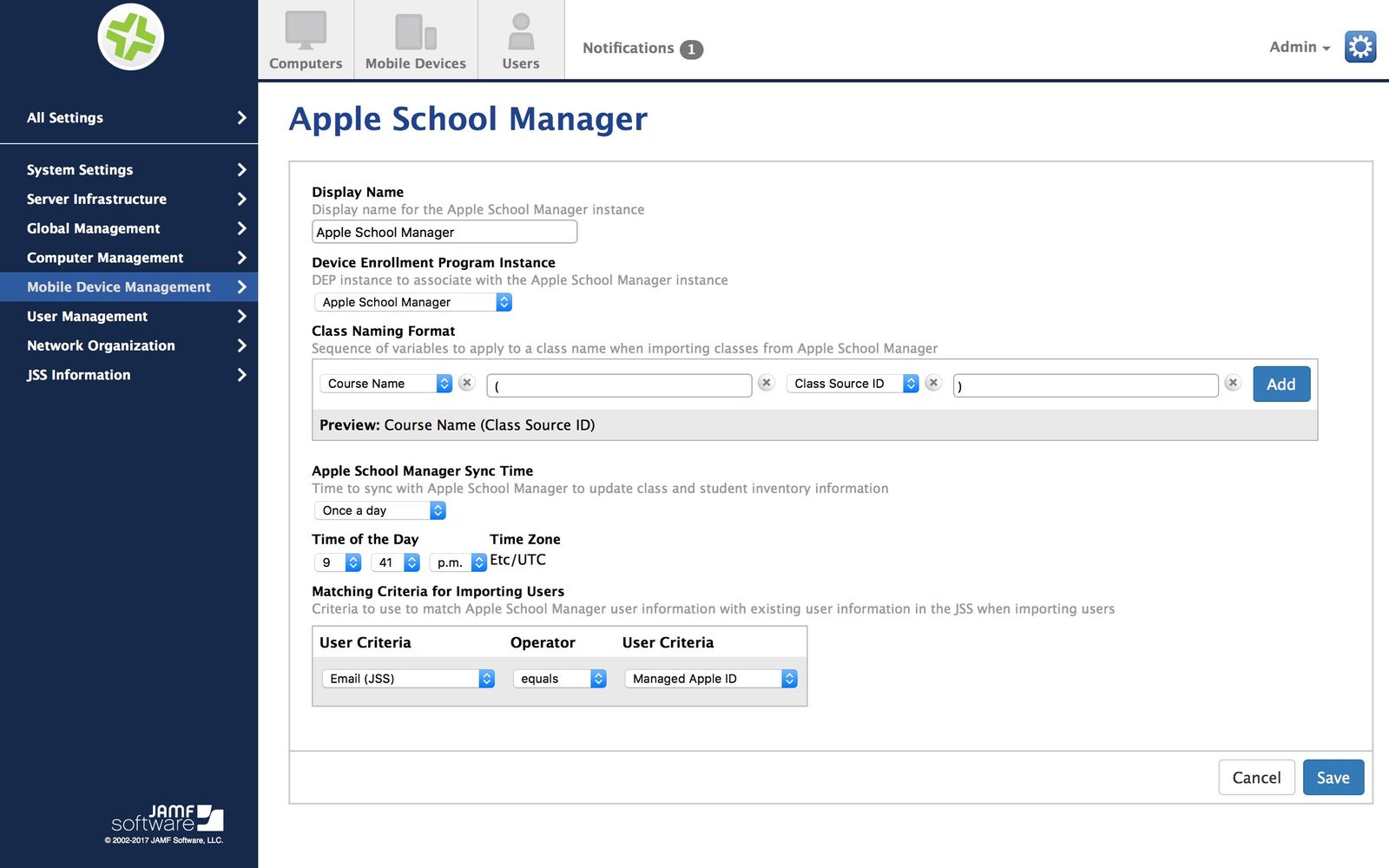 Apple school manager что это