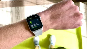 Person wearing an Apple Watch managed by Jamf