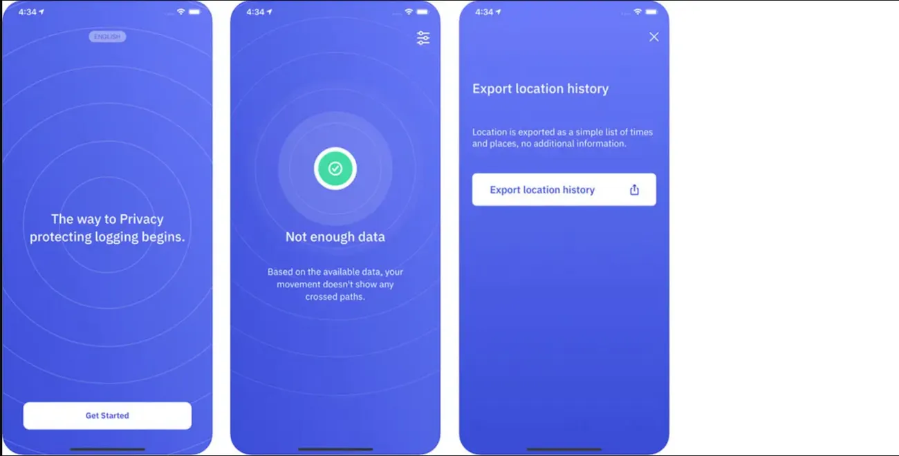 Safe Paths screenshoots