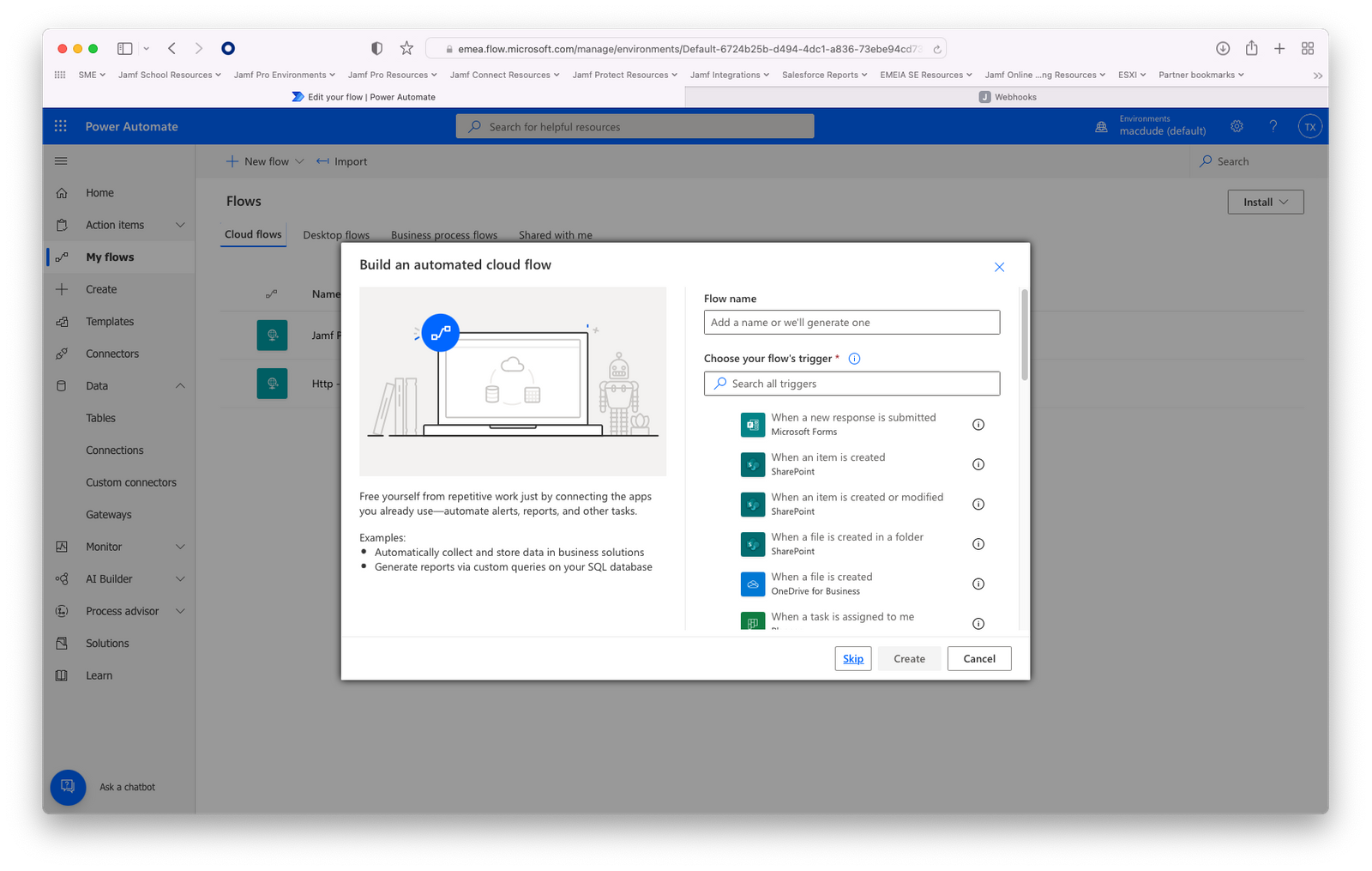 Jamf Pro Webhooks And Powerautomate Workflow For Microsoft Teams 