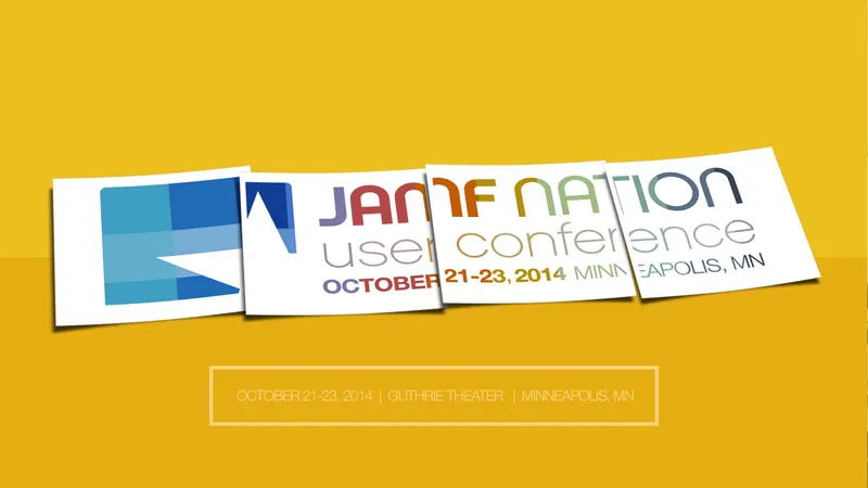 JAMF Nation User Conference | Guthrie Theater | October 21-23, 2014