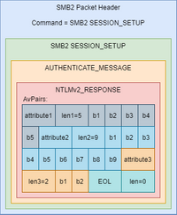 AvPairs inside the SMB2 packet.