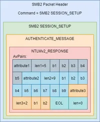 AvPairs inside the SMB2 packet.