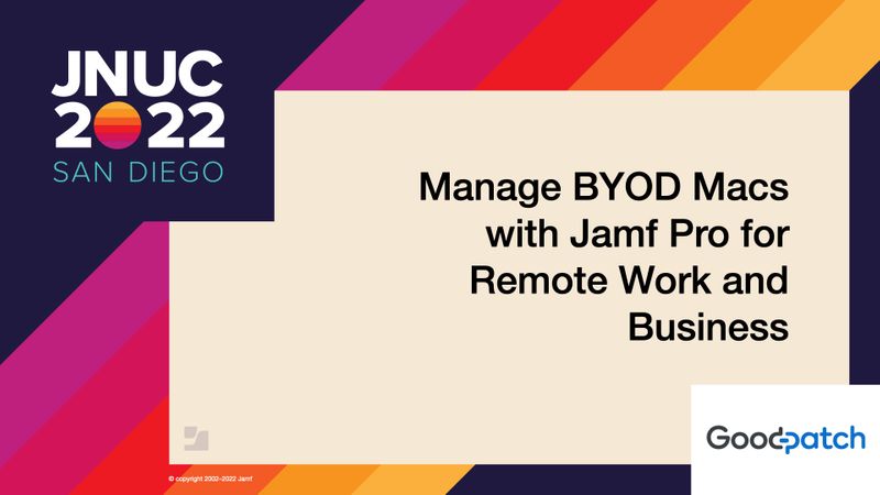 Manage BYOD Macs with Jamf Pro for Remote Work and Business
