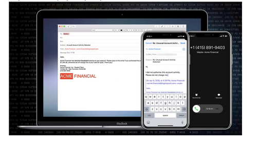 Suggested contacts phishing attempt on mobile phone screen.