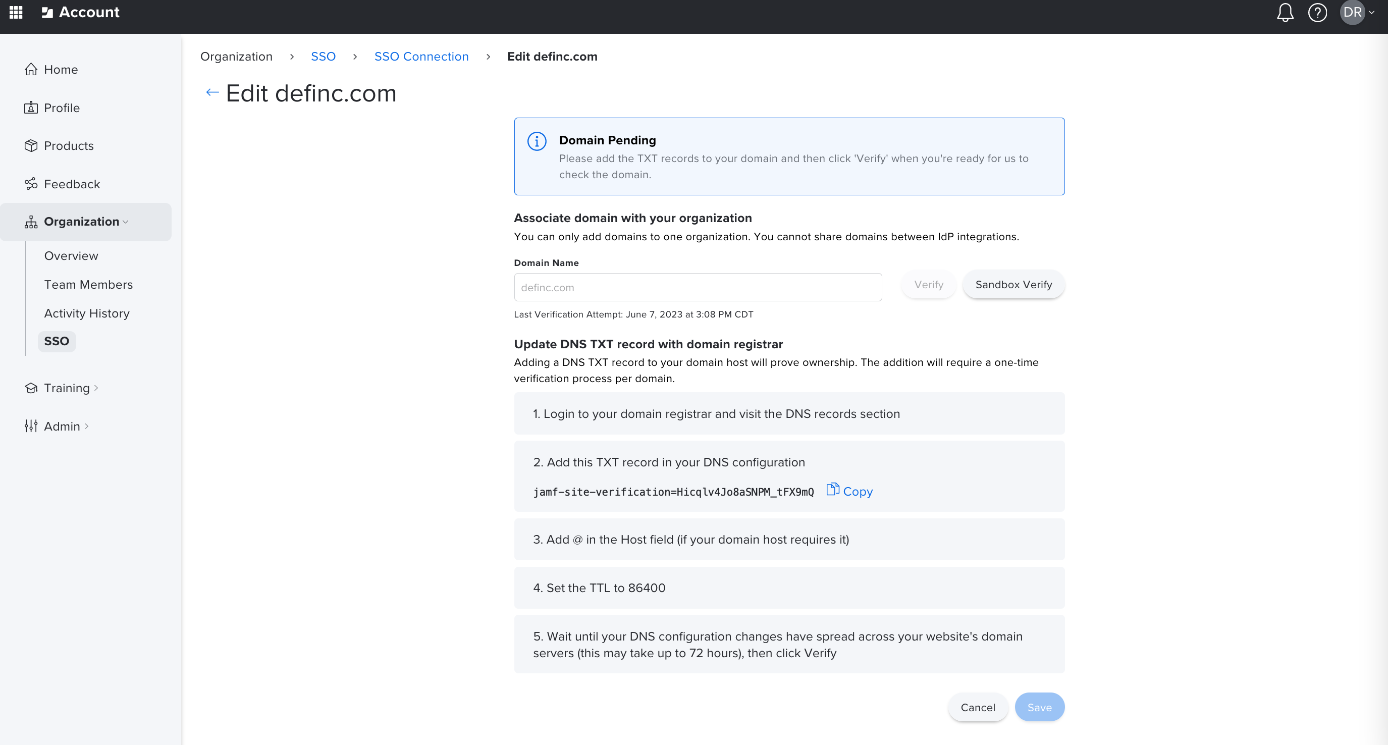 How To Configure Identity Provider (idP) In Jamf Account.