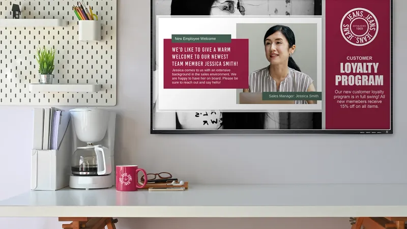 Retail digital signage from Carousel and Jamf