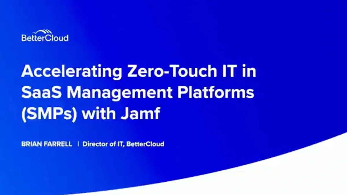 ZeroTouch IT. User offboarding with BetterCloud and Jamf