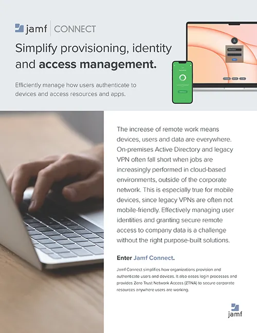 Jamf Connect Overview Brochure | Jamf