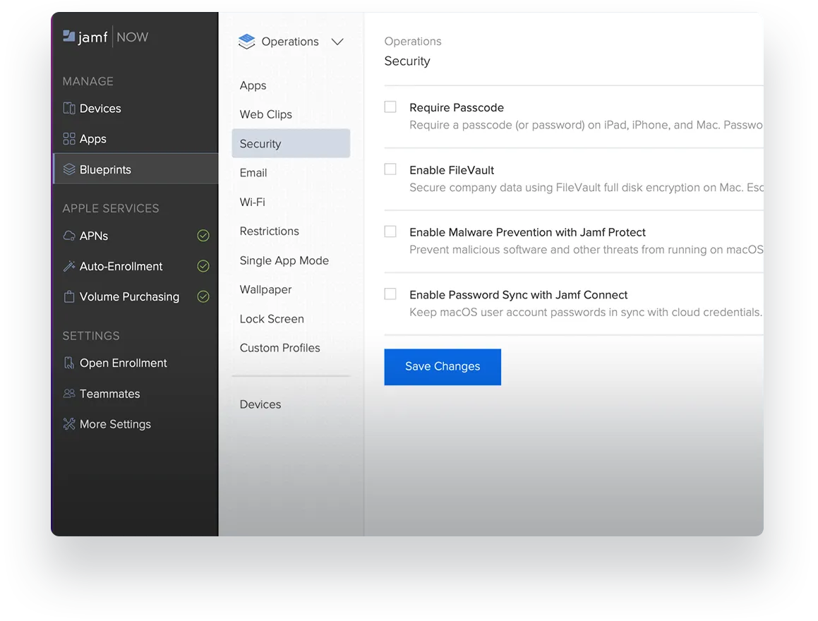 Jamf Now MDM for Small Business Apple SMB
