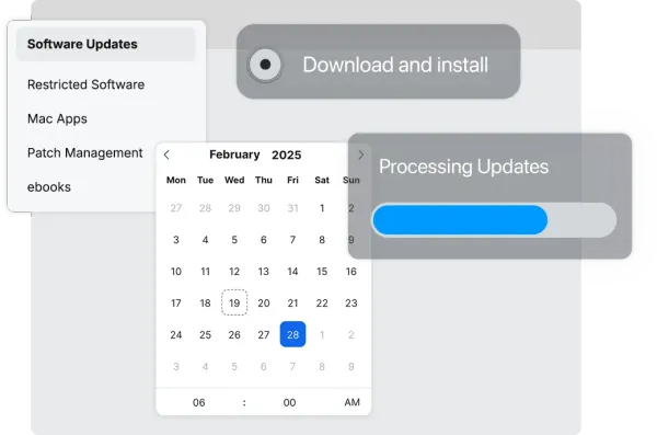 Jamf interface showing
