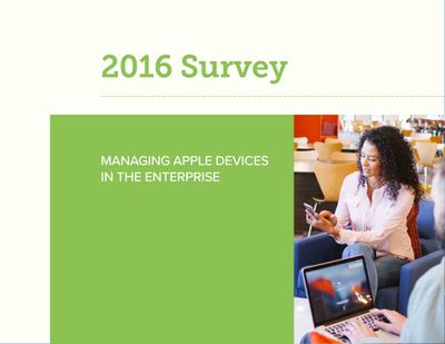 2016 Survey - Managing Apple Devices in the Enterprise