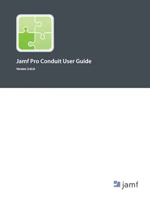 Jamf Pro Conduit User Guide, Version 2.42.0 | Jamf