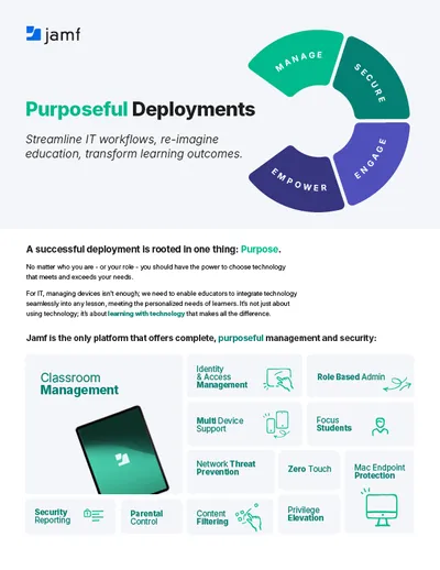 Purposeful Apple device management and security for Schools | Jamf
