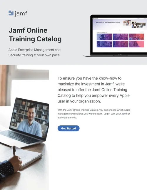 Jamf Online Training Catalog Jamf