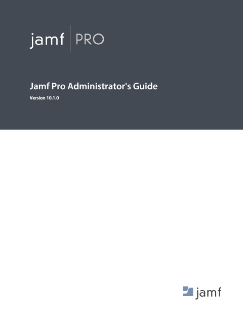 jamf admin tools