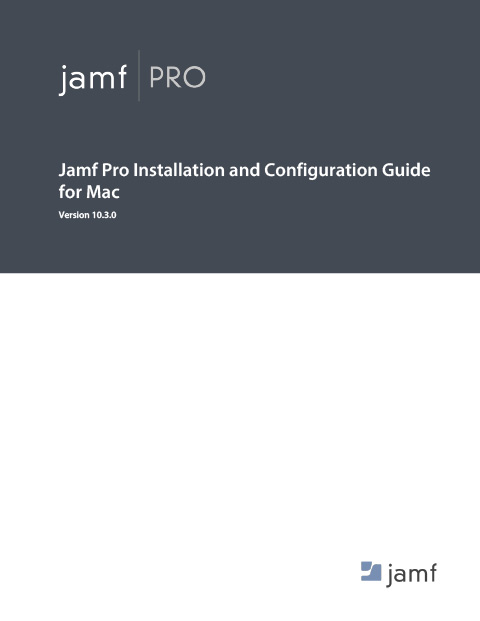 jamf pro guide