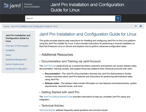 Jamf Pro Installation Guide for Linux | Jamf